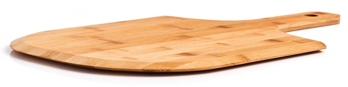 Zeller Present Pizzaschneidebrett Bamboo, Bambus, zum Servieren von Pizza – Bild 4 von 4