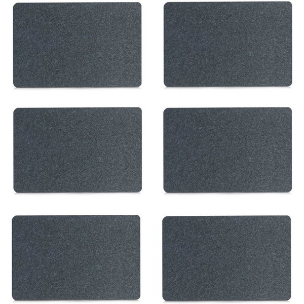 Zeller Present Platzset, (Set, 6-St), hochwertige Filzmatte