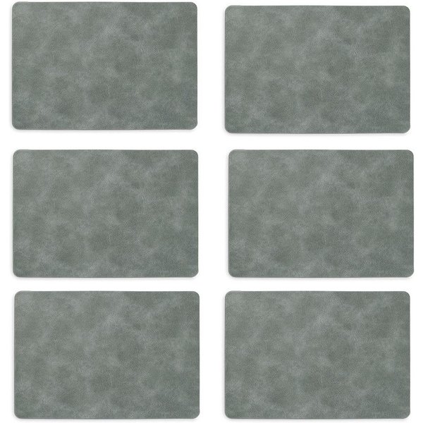 Zeller Present Platzset, (Set, 6-St), Kunstleder, 6-teilig, 30 x 42,5 cm
