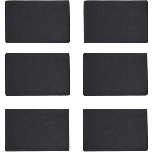 Zeller Present Platzset, (Set, 6-St), Kunstleder, metallic, 30x45 cm