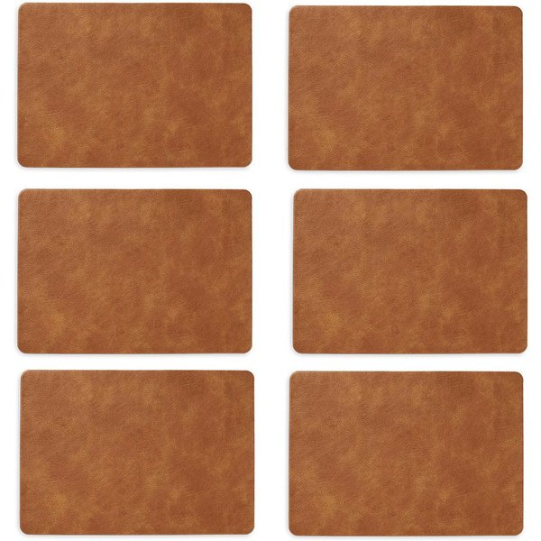 Zeller Present Platzset, (Set, 6-St), Kunstleder, 6-teilig, 30 x 42,5 cm