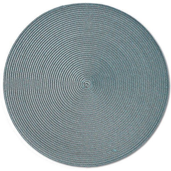 Zeller Present Platzset Twist, (1-St), Kunststoff, mint, Ø38 cm (1 Stück)