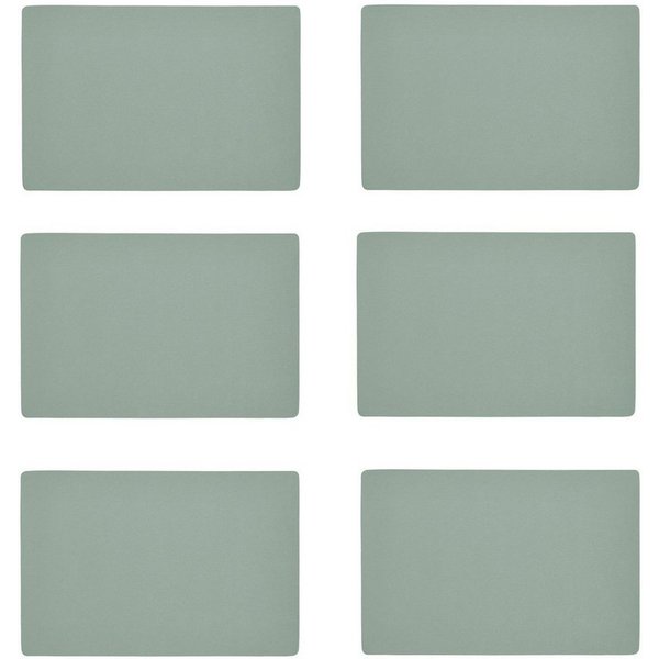 Zeller Present Platzset, (Set, 6-St), Kunstleder, metallic, 30x45 cm