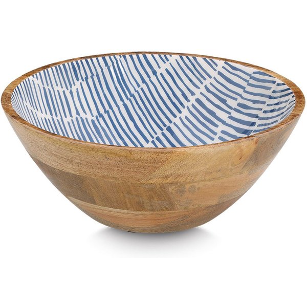 Zeller Present Schale Mangoholz, blau, Massivholz, hochwertiges natürliches Material