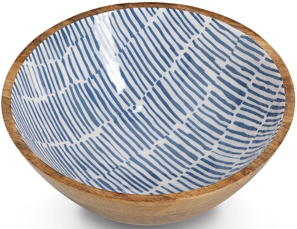 Zeller Present Schale Mangoholz, blau, Massivholz, hochwertiges natürliches Material – Bild 2 von 5