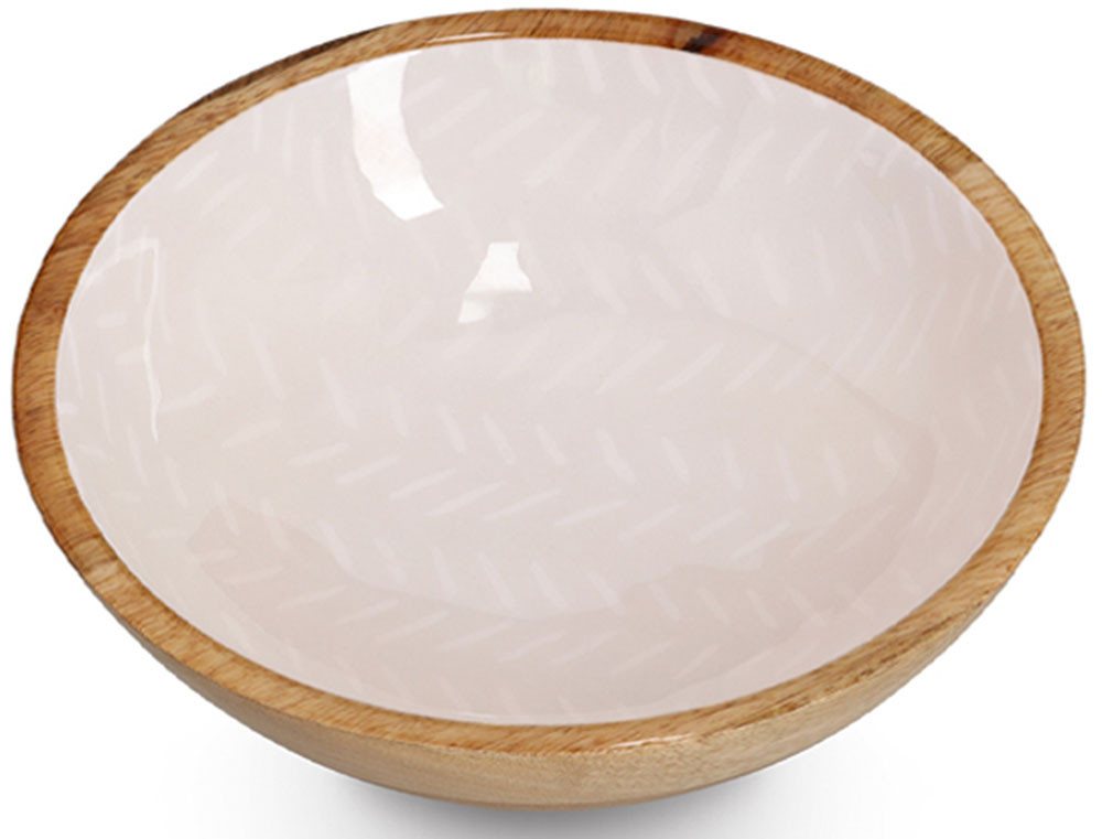 Zeller Present Schale Mangoholz, im modernen Design, Massivholz, hochwertiges natürliches Material – Bild 3 von 3