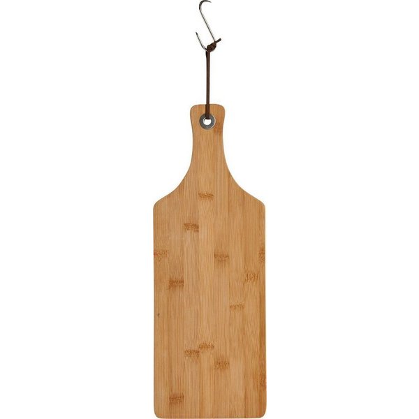 Zeller Present Schneidebrett Bamboo, Bambus, Metall, (1-St), Länge ca. 44,5 cm