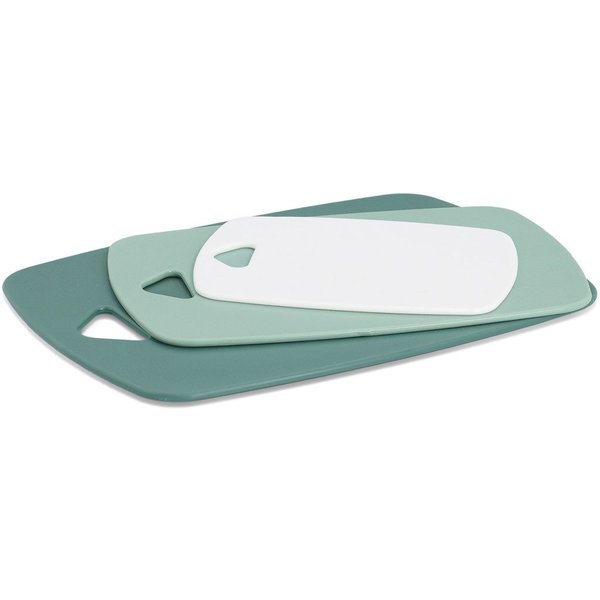 Zeller Present Schneidebrett Set aus Kunststoff, 3-tlg., Kunststoff, (Set, 3-St), hygienisch, kratzfest, flexibel