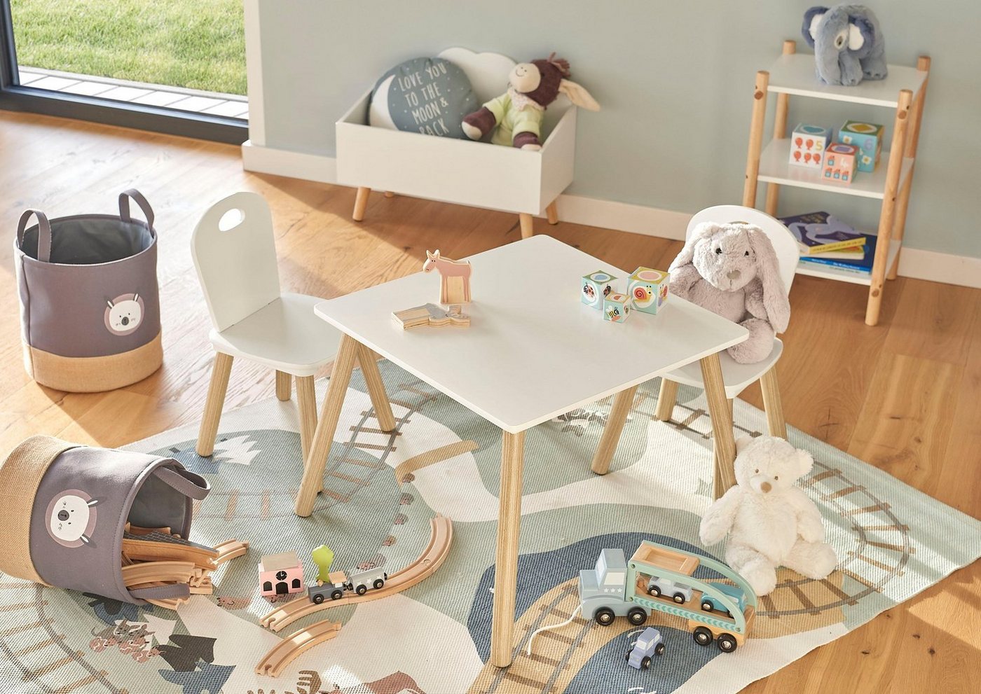 Zeller Present Sitzgruppe Scandi, (Set, 3-tlg), für Kinder – Bild 2 von 5