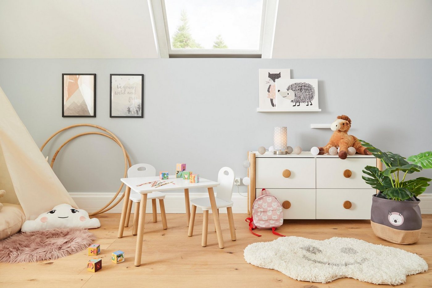 Zeller Present Sitzgruppe Scandi, (Set, 3-tlg), für Kinder – Bild 5 von 5