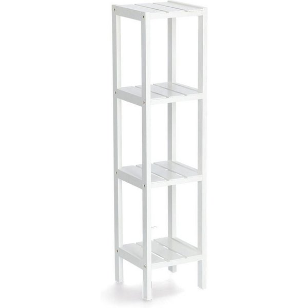 Zeller Present Standregal Standregal m. 4 Ablagen, MDF, weiß, ca. 22 x 22 x 92 cm