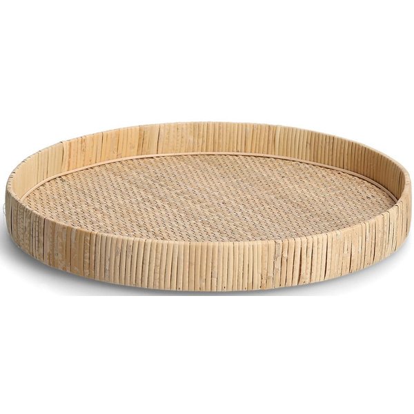 Zeller Present Tablett Nature, Rattan, (1-tlg)