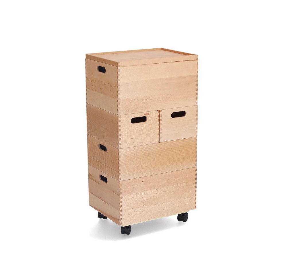 Zeller Present Transportwagen, (Set, 2-St), Kiefernholz, 100% FSC – Bild 4 von 5