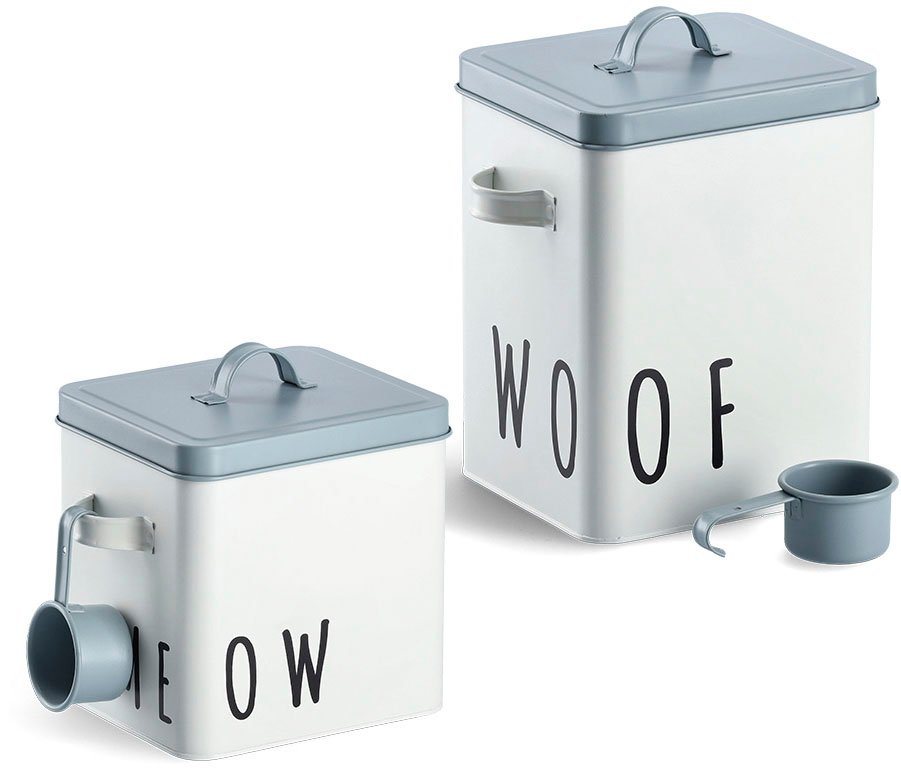 Zeller Present Vorratsdose Woof, Metall, (1-tlg), für Hundefutter – Bild 3 von 5