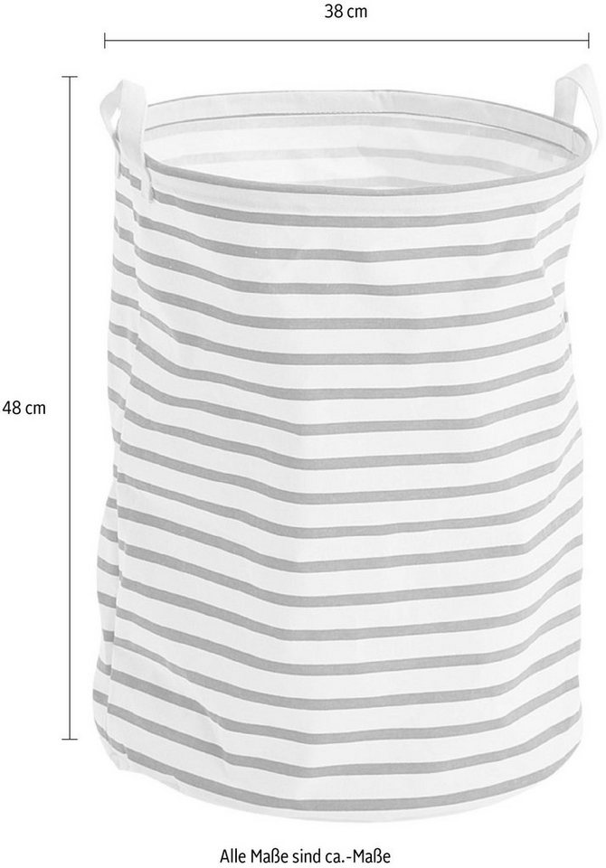 Zeller Present Wäschetasche Stripes, im angesagten Streifen-Look – Bild 3 von 4