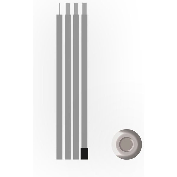 BENT Zeltstange Bent Steel pole