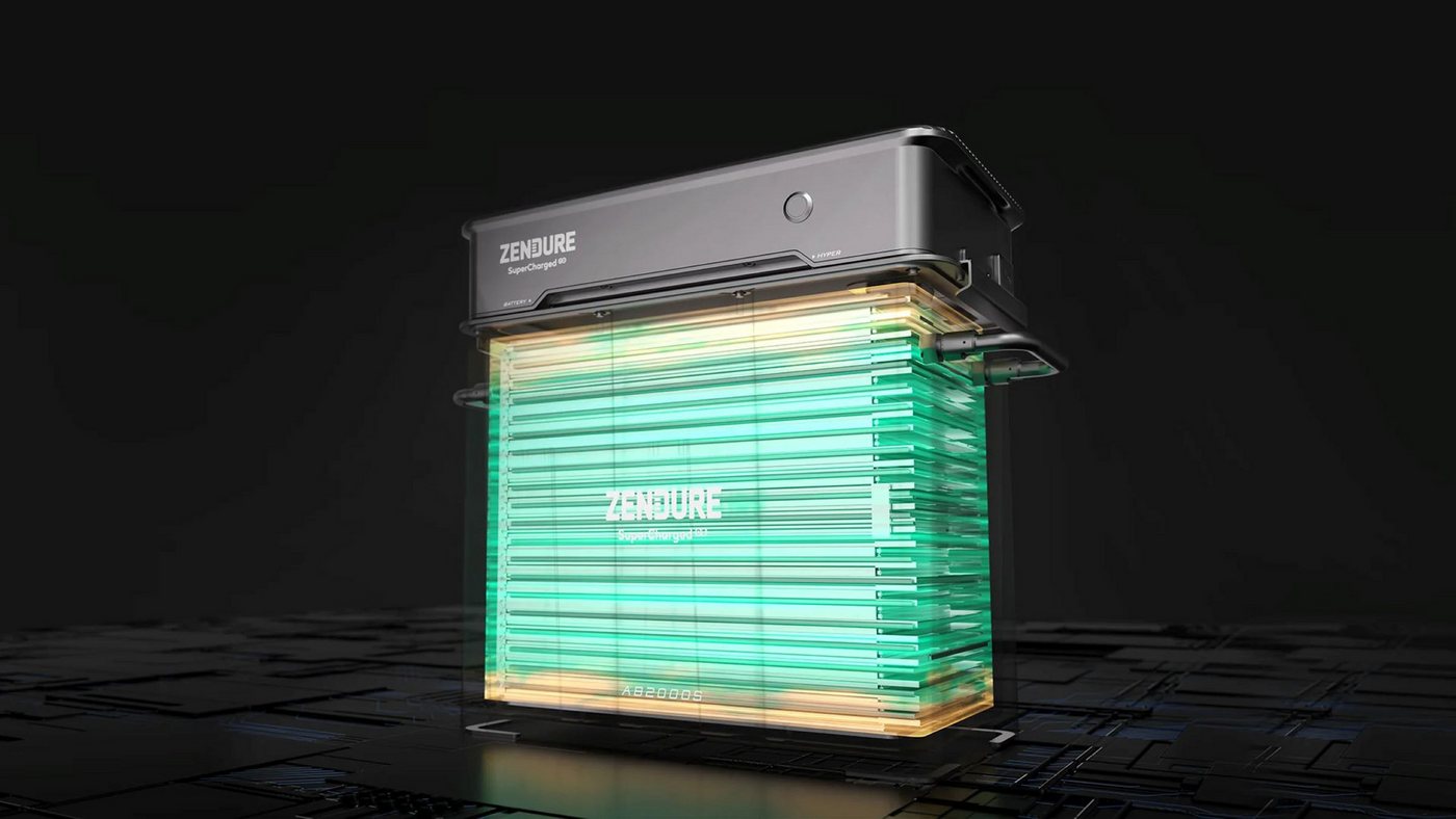 Zendure Zendure AB2000X Solarstromspeicher, 1920Wh, LiFePo4, 0% MwSt. Stromspeicher AB2000X 0% Mwst. gem. §12, Abs. 3 UstG (48 V), 0% Mwst. gem. §12, Abs. UstG  – Bild 2 von 5
