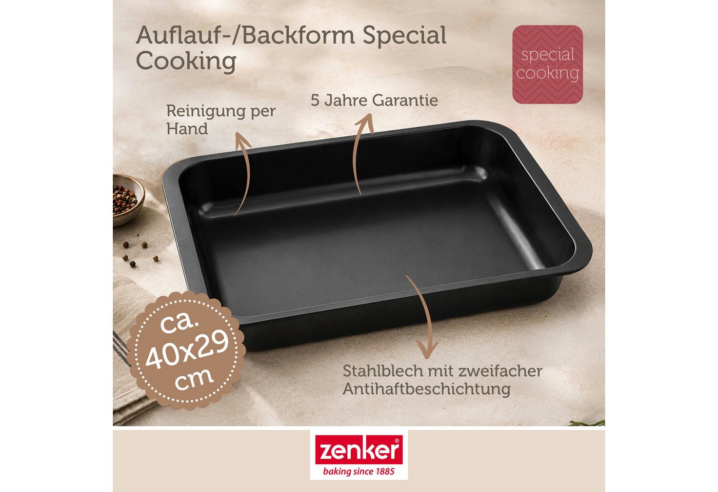Zenker Auflaufform Ofenbackform – Bild 3 von 5