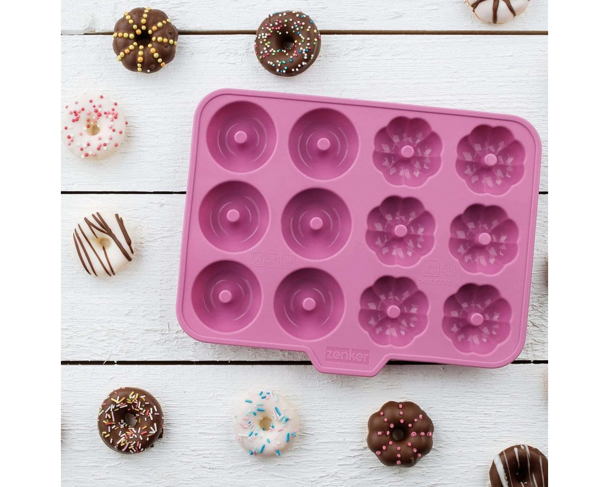 Zenker Silikonform Silikonbackform Mini Donuts – Bild 4 von 5