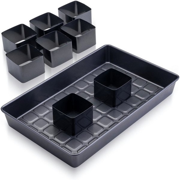 Zenker Springform Backform-Set für Zahlen und Buchstaben, Kuchenformen, 9-teilig