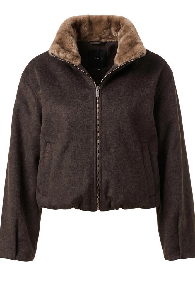 Zero Canvasjacke Damen mit Kunstfellkragen – Bild 5 von 5