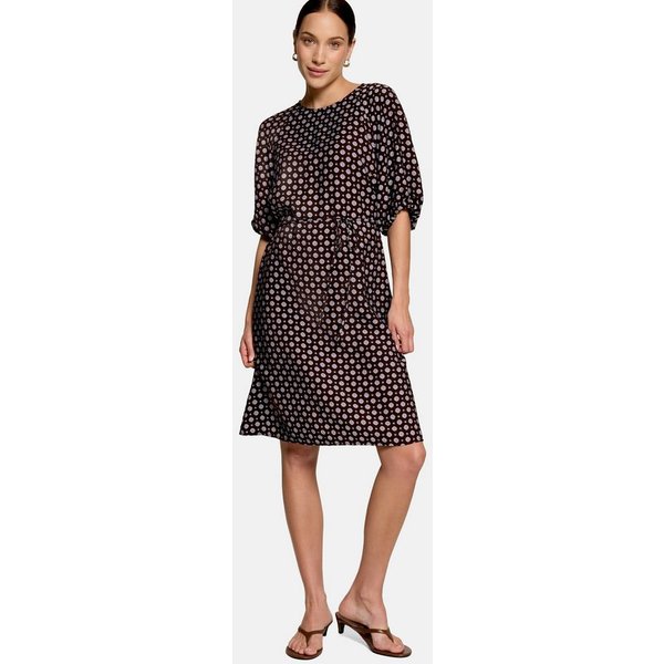 Zero Druckkleid Damen mit Bindegürtel Material