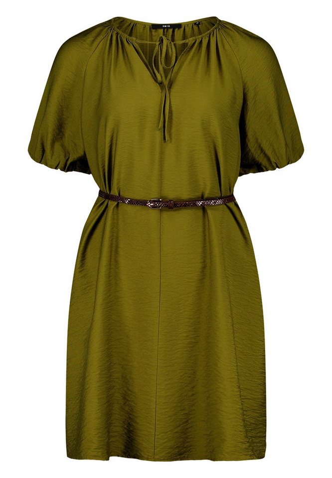 Zero Druckkleid Damen mit Gürtel Material – Bild 5 von 5