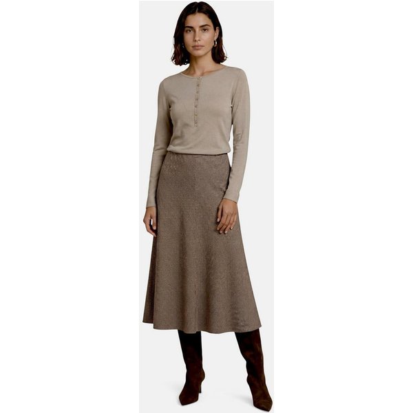 Zero Kurzarmshirt Damen mit Knopfleiste (1-tlg) Material