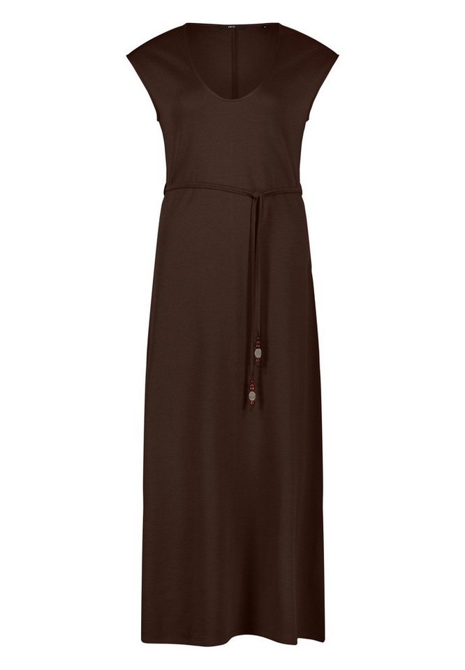 Zero Maxikleid Damen mit Gürtel Material – Bild 5 von 5
