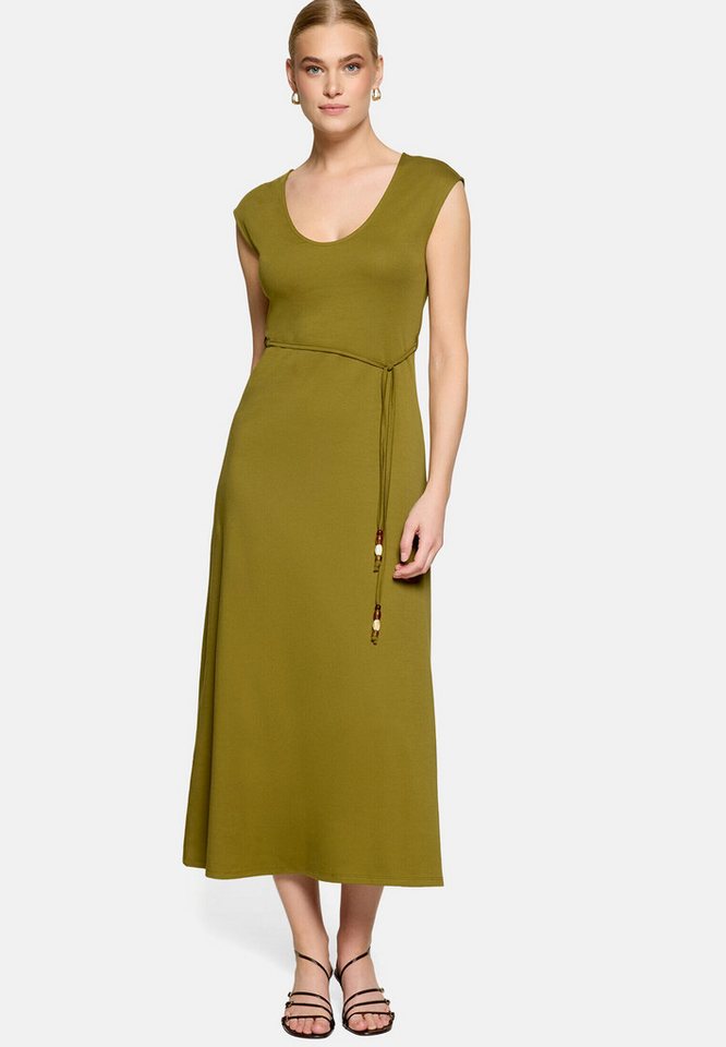 Zero Maxikleid Damen mit Gürtel Material – Bild 2 von 5