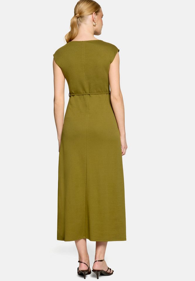 Zero Maxikleid Damen mit Gürtel Material – Bild 3 von 5