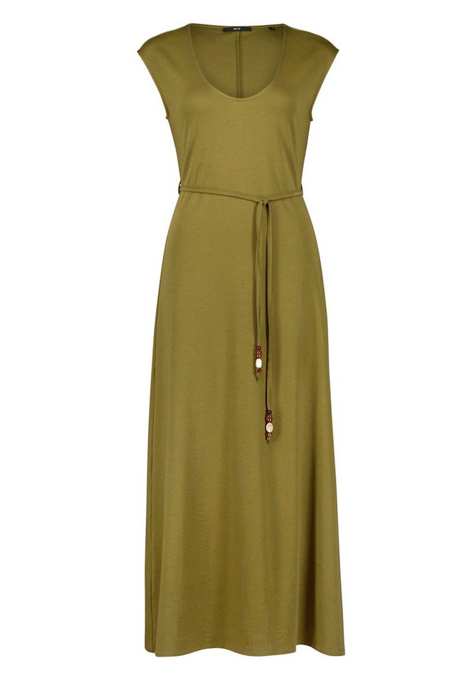 Zero Maxikleid Damen mit Gürtel Material – Bild 5 von 5