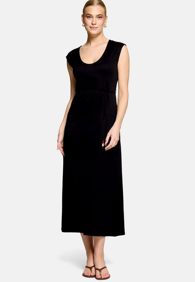 Zero Maxikleid Damen mit Gürtel Material – Bild 2 von 5