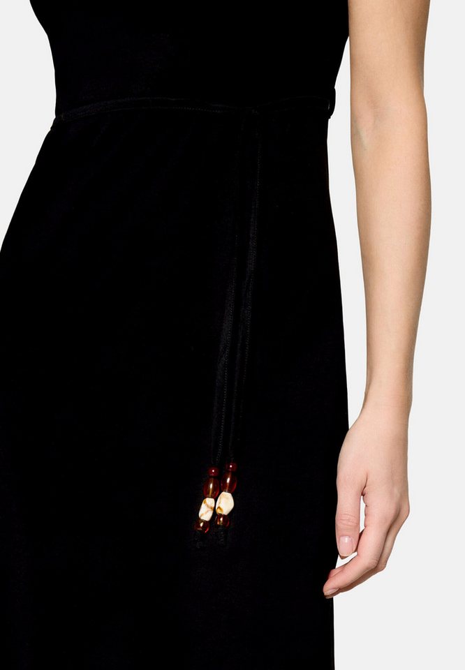 Zero Maxikleid Damen mit Gürtel Material – Bild 4 von 5