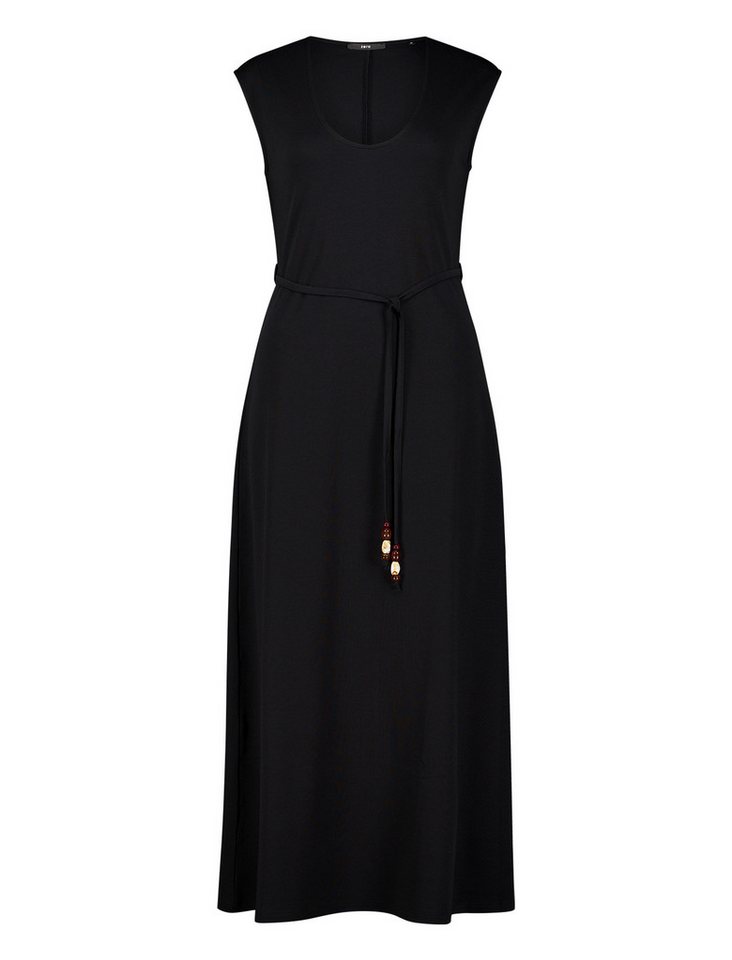 Zero Maxikleid Damen mit Gürtel Material – Bild 5 von 5