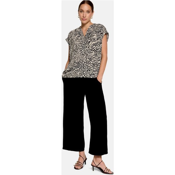 Zero Schlupfbluse Damen mit Animalprint