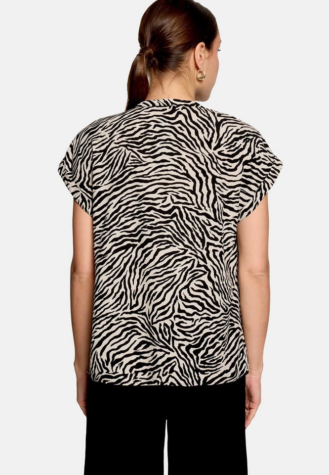 Zero Schlupfbluse Damen mit Animalprint – Bild 3 von 5