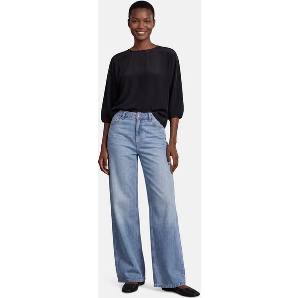 Zero Schlupfbluse Damen mit Gürtel