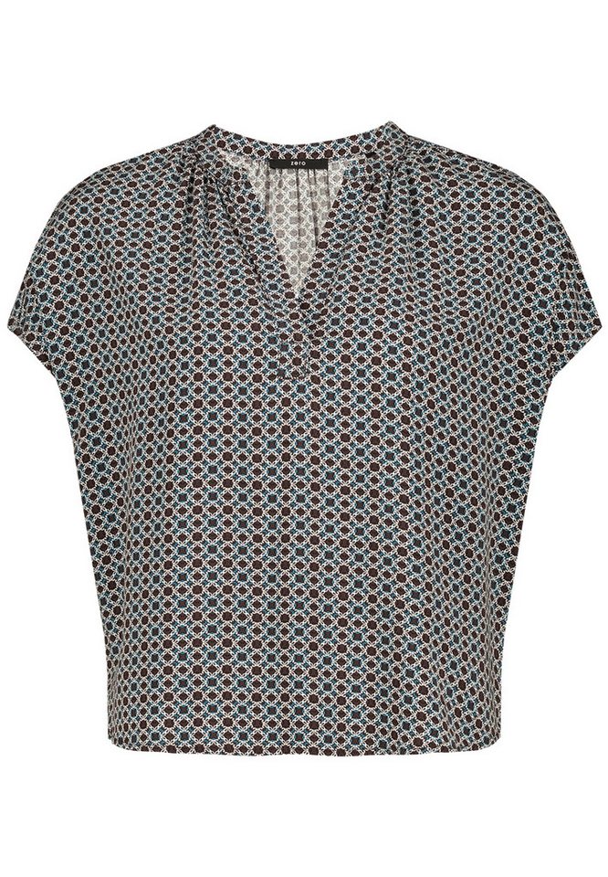 Zero Shirtbluse Damen mit Print. – Bild 5 von 5