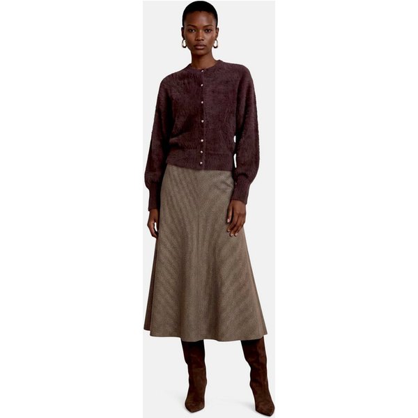 Zero Strickjacke Damen mit Fledermausärmeln (1-tlg) Plain/ ohne Details