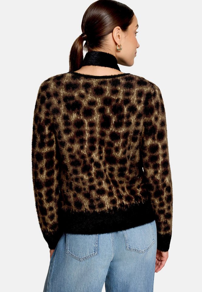 Zero Strickjacke Damen mit Jacquard (1-tlg) Material – Bild 3 von 5