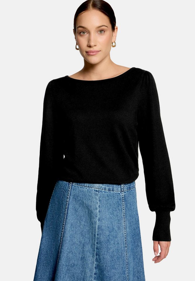 Zero Strickpullover Damen langarm (1-tlg) Struktur – Bild 2 von 5