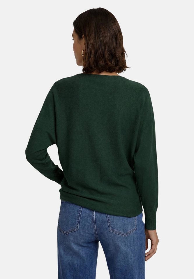Zero Strickpullover Damen mit Fledermausärmeln (1-tlg) drapiert / gerafft – Bild 3 von 5