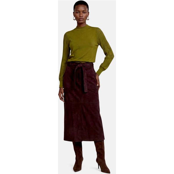 Zero Strickpullover Damen mit Spitzenärmeln (1-tlg) Struktur