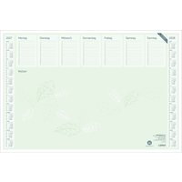 Schreibtischunterlage mit Jahreskalender, aus Recyclingpapier, 2027, 35 Blatt