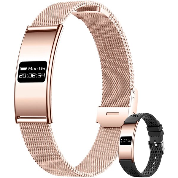 Zevelora Fitness-Tracker Armband mit HRV, Schlafmonitor & Bluetooth 5.3, Damen Aktivitätstracker 10 ATM mit Multi-Sport-Modus