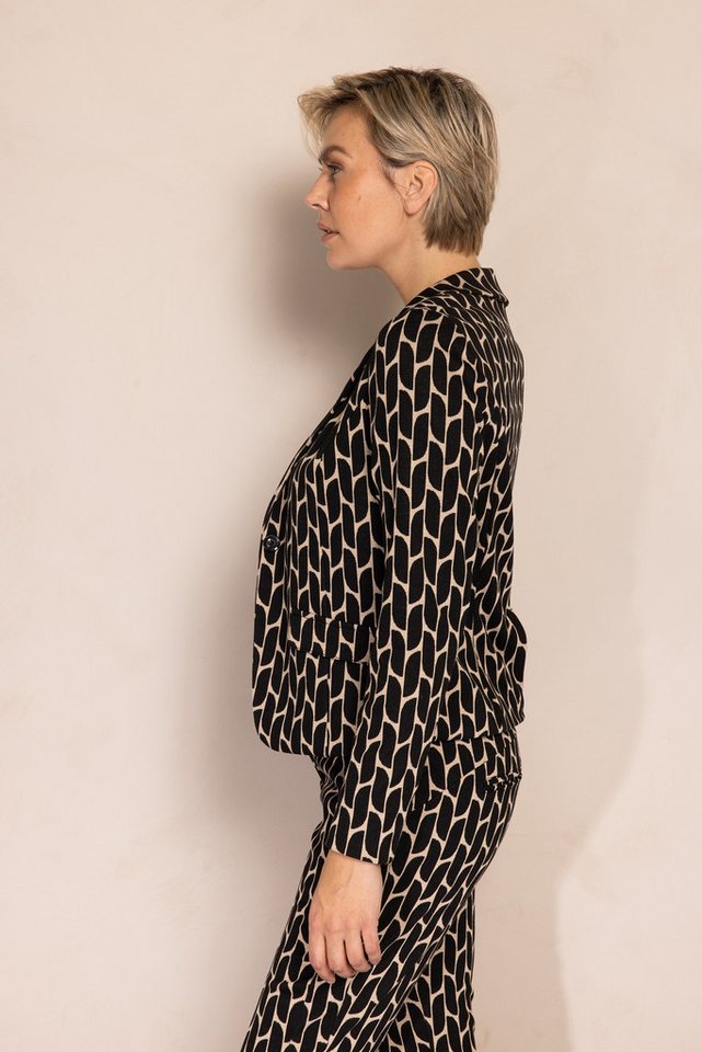 Zhrill Kurzblazer BETSY modern, taillierte Passform, aus Baumwollmischung, 1-Knopf-Form – Bild 3 von 4