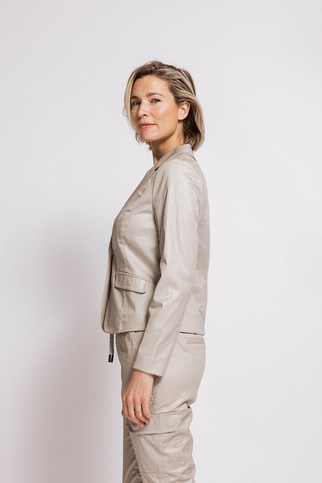 Zhrill Kurzblazer BETSY modern, taillierte Passform, aus Baumwollmischung, 1-Knopf-Form – Bild 4 von 4