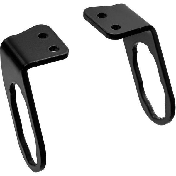ZIEGER Kennzeichenhalter Blinkerhalter kompatibel mit Kawasaki Originalblinker schwarz 1 Paar