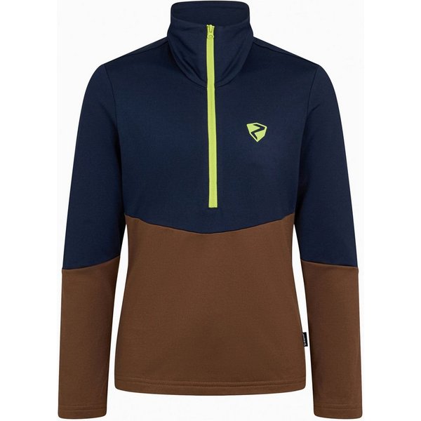 Ziener Sweatshirt JARPS-Z JUNIOR Stretchmaterial, wärmend, halber Front-Reißverschluss